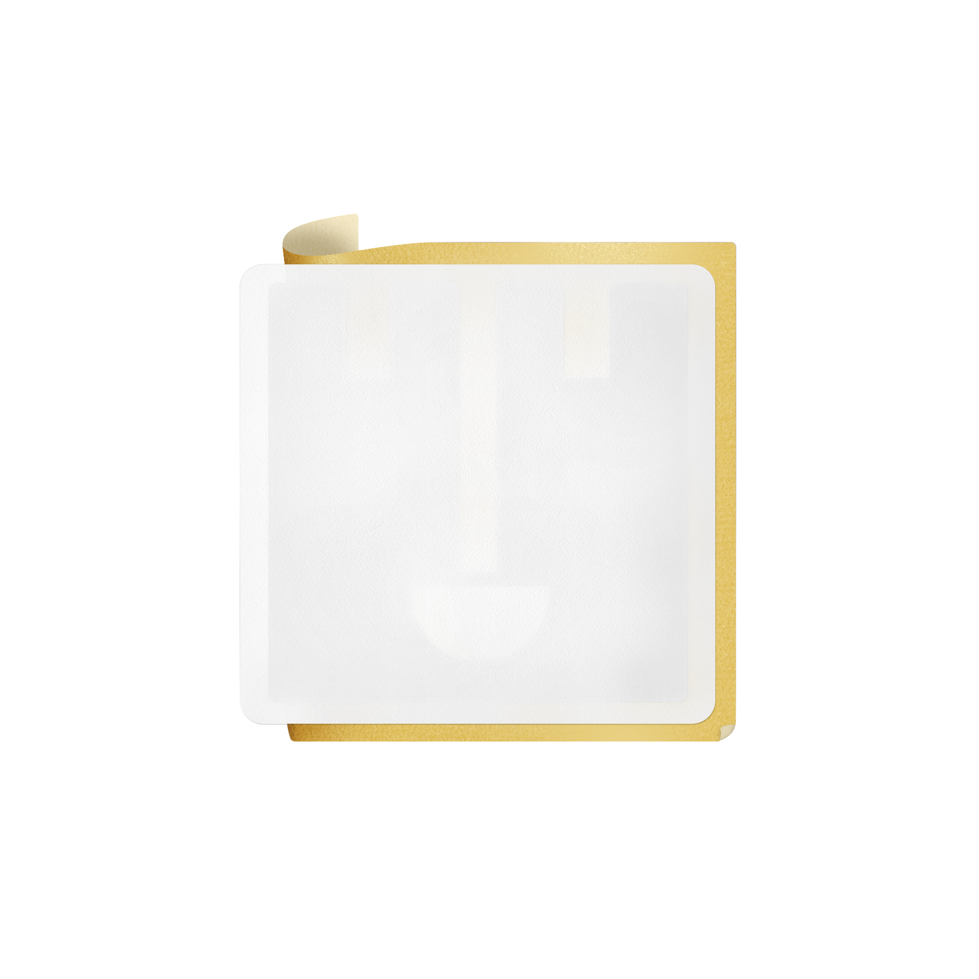 Метка ISBC Labels 50х50 UHF, UCODE8, paper adhesive (46x46)