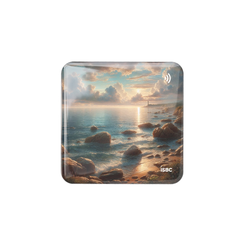 3D-стикер ISBC MIFARE Plus SE 1K 7B "Море; Отклик далёкого берега", арт. 006-59766