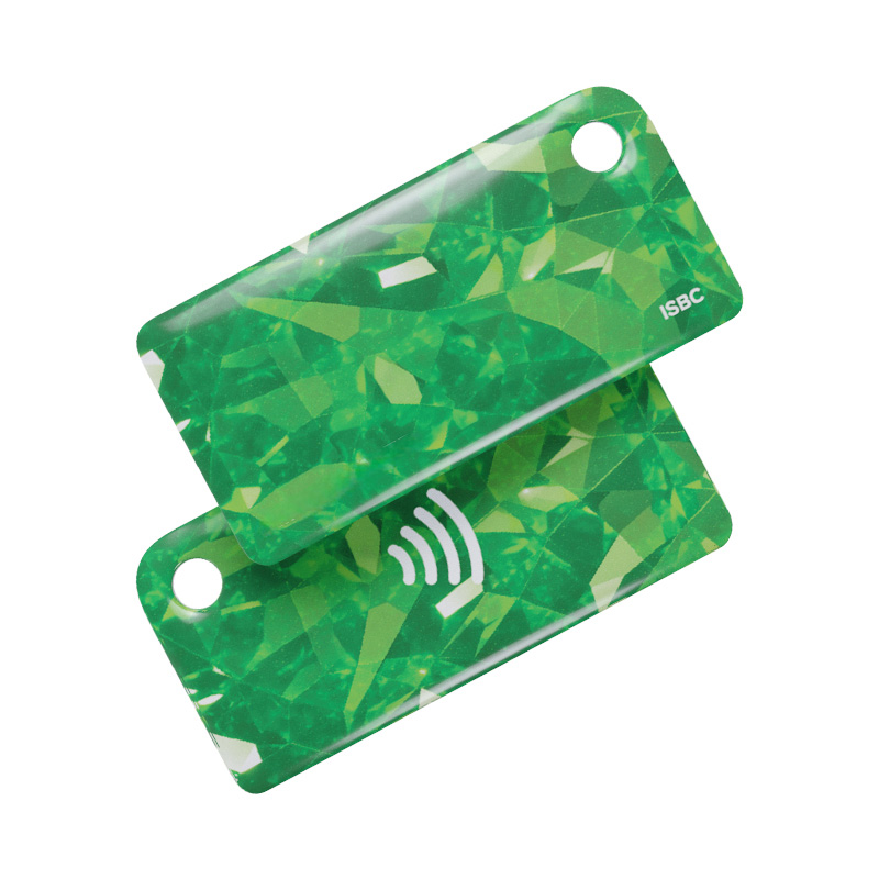 Брелок ISBC MIFARE Classic 1K 7B "Самоцветы; Изумруд" арт. 121-59093
