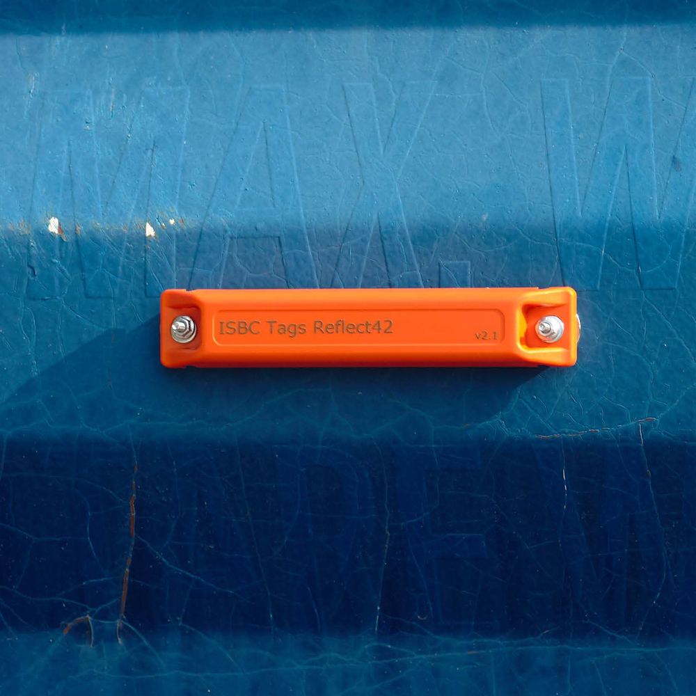 Метка ISBC TAGS Reflect42 UHF (orange, NXP UCODE8)