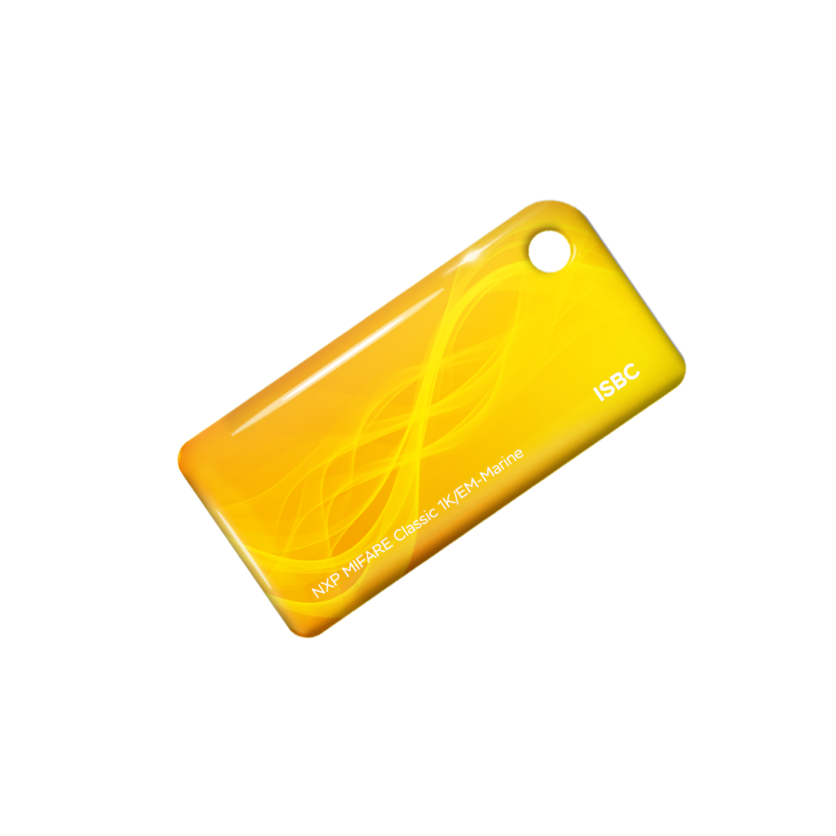 Брелок ISBC EM-Marine + MIFARE Classic 1K "Импульс; Желтый" арт. 121-22376