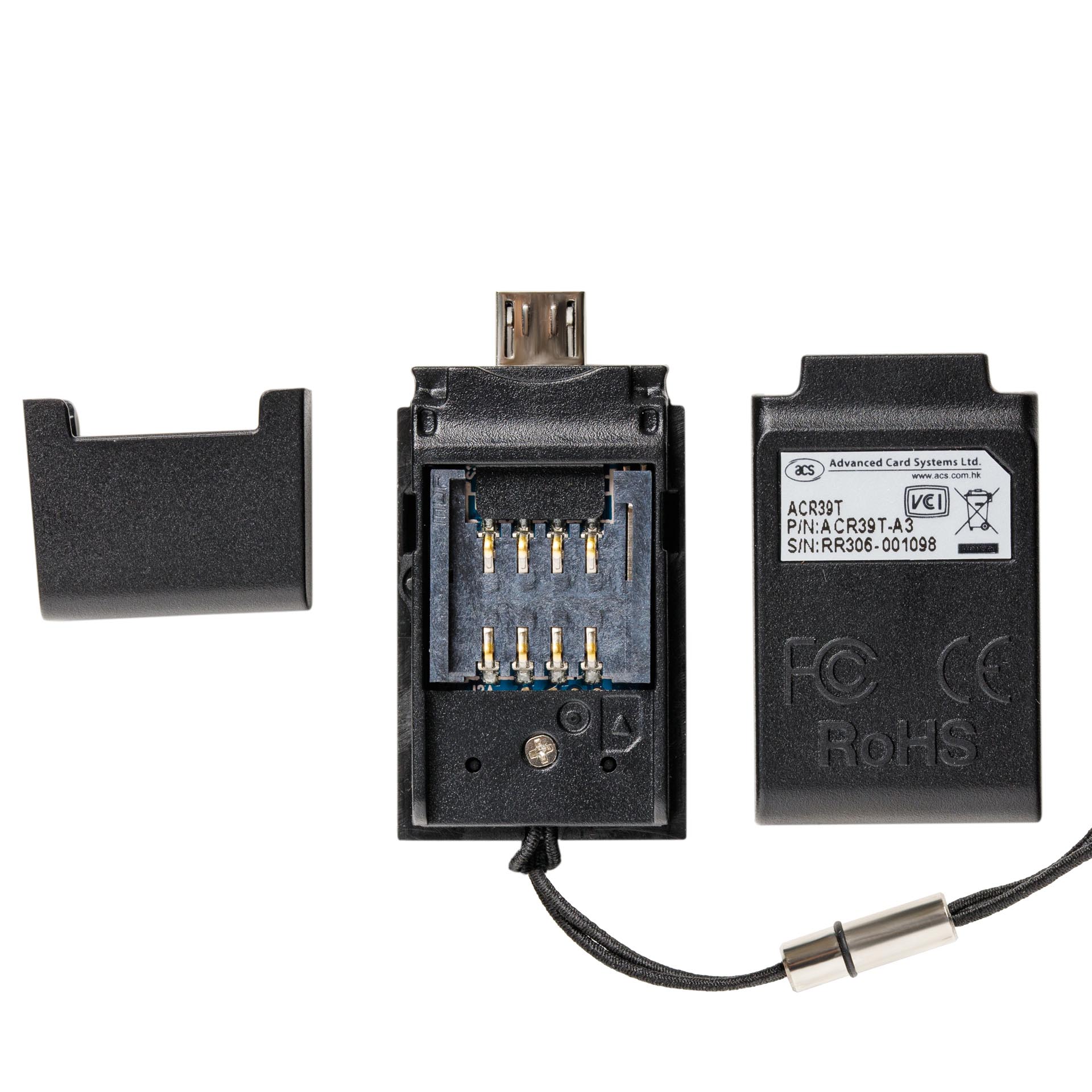 ACS ACR39T-A3 считыватель для SIM-карт с microUSB