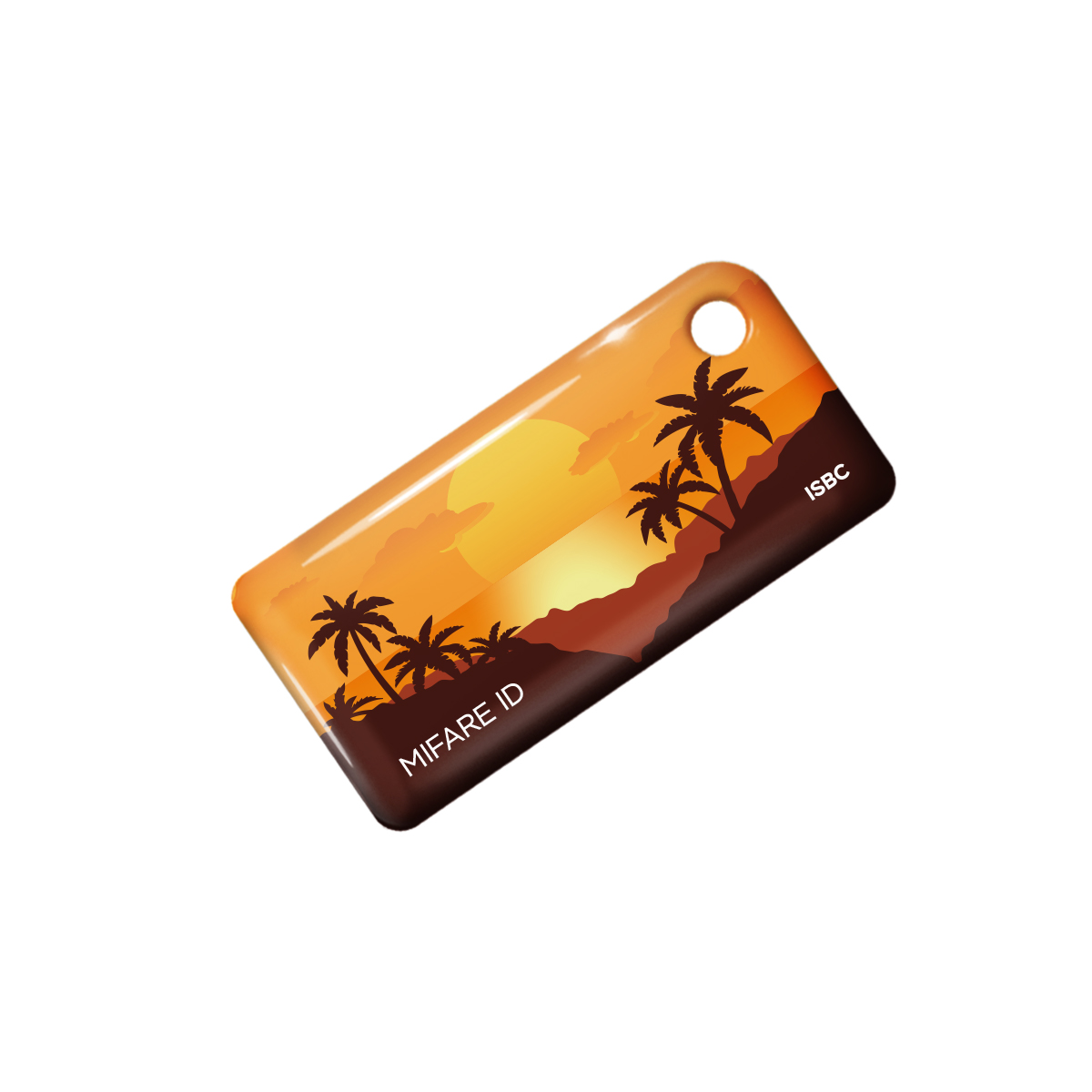Брелок ISBC MIFARE ID "Векторные пейзажи; Закат" арт. 121-35556