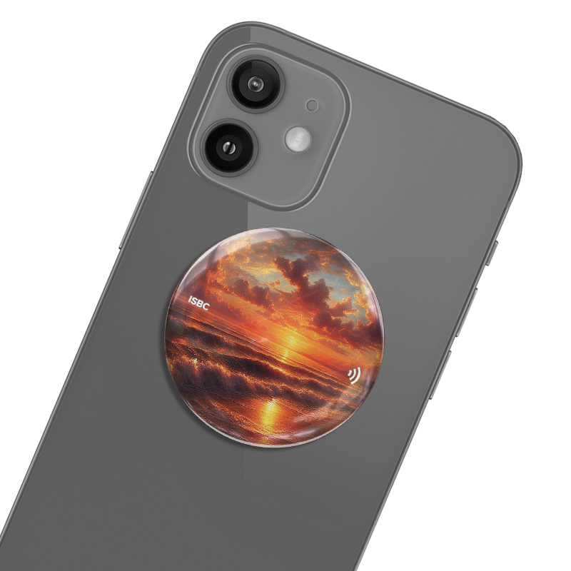 3D-стикер ISBC MIFARE Plus SE 1K 4B "Море; Вдохновение заката", арт. 006-59756