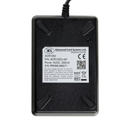 ACS ACR1252U-M1 считыватель с USB, NFC (черный)